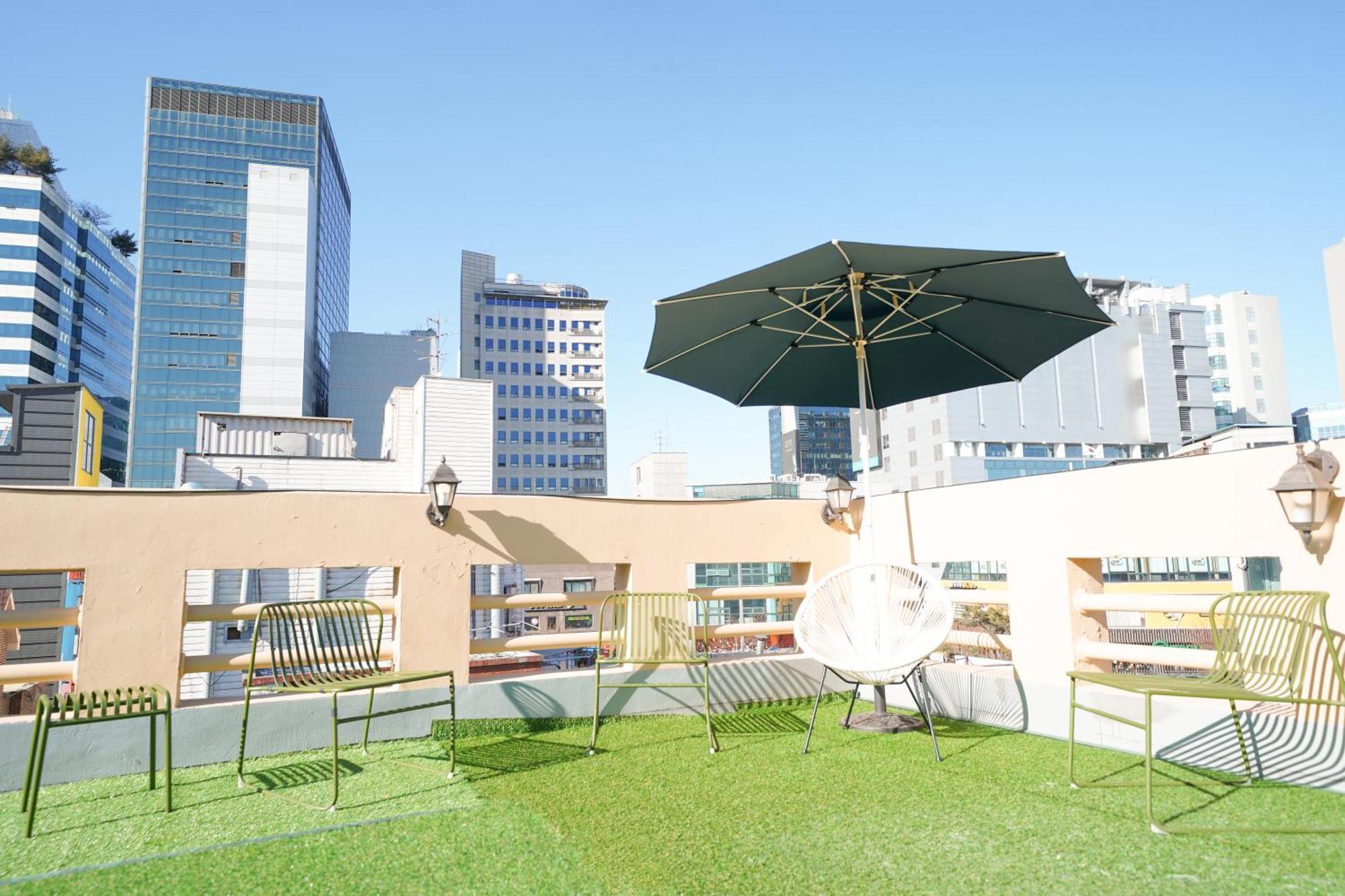 Ferienwohnung Romantic Rooftop House Seoul Exterior foto
